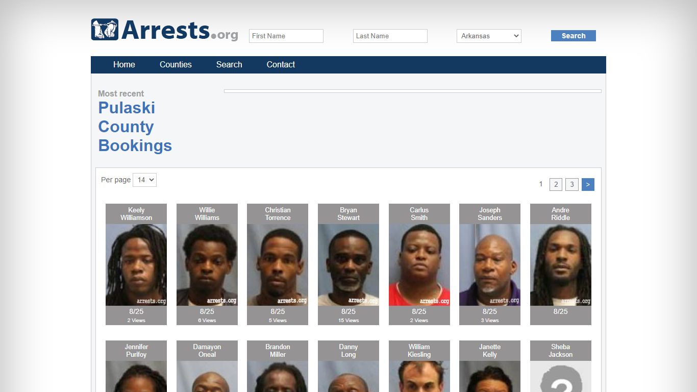 Pulaski County Arrests and Inmate Search